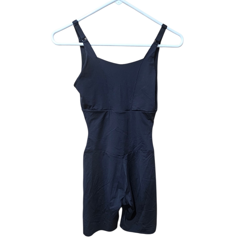 Maidenform Black Shapewear Bodysuit Romper One Piece‎ Sculpting Shorts Small